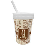 Coffee Lover Sippy Cup with Straw (Personalized)