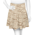 Coffee Lover Skater Skirt (Personalized)