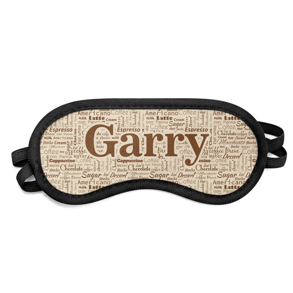 Custom Coffee Lover Sleeping Eye Mask (Personalized)