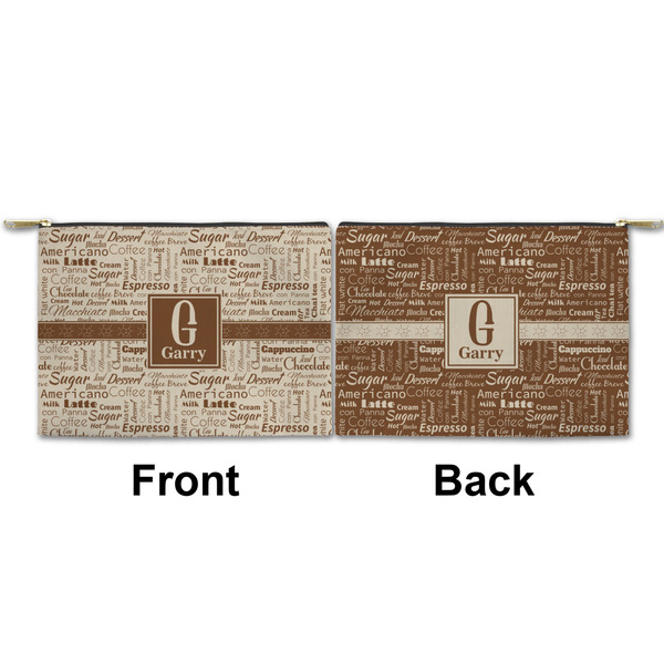 Coffee Lover Small Zipper Pouch Approval (Front and Back)
