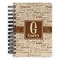 Coffee Lover Spiral Notebook - 5x7 w/ Name and Initial