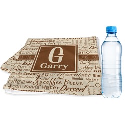 Coffee Lover Sports & Fitness Towel (Personalized)
