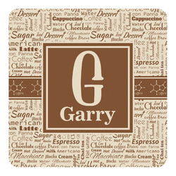 Coffee Lover Square Decal (Personalized)