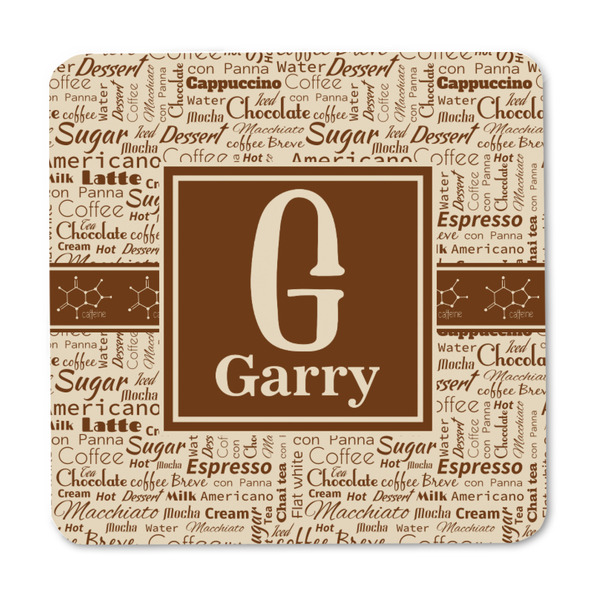 Coffee Lover Square Fridge Magnet - FRONT