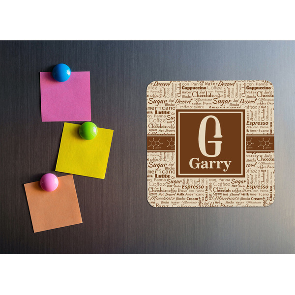 Coffee Lover Square Fridge Magnet - LIFESTYLE