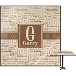 Coffee Lover Square Table Top (Personalized)