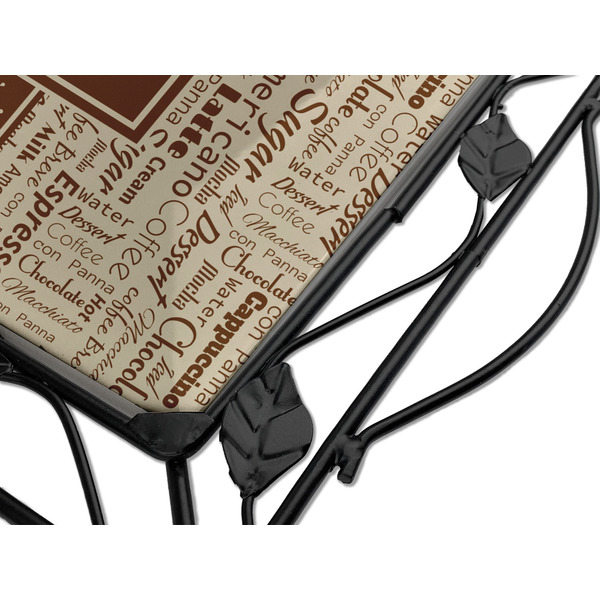 Coffee Lover Square Trivet - Detail