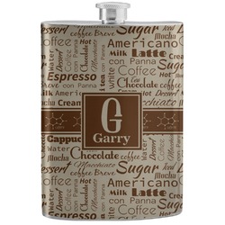 Coffee Lover Stainless Steel Flask (Personalized)