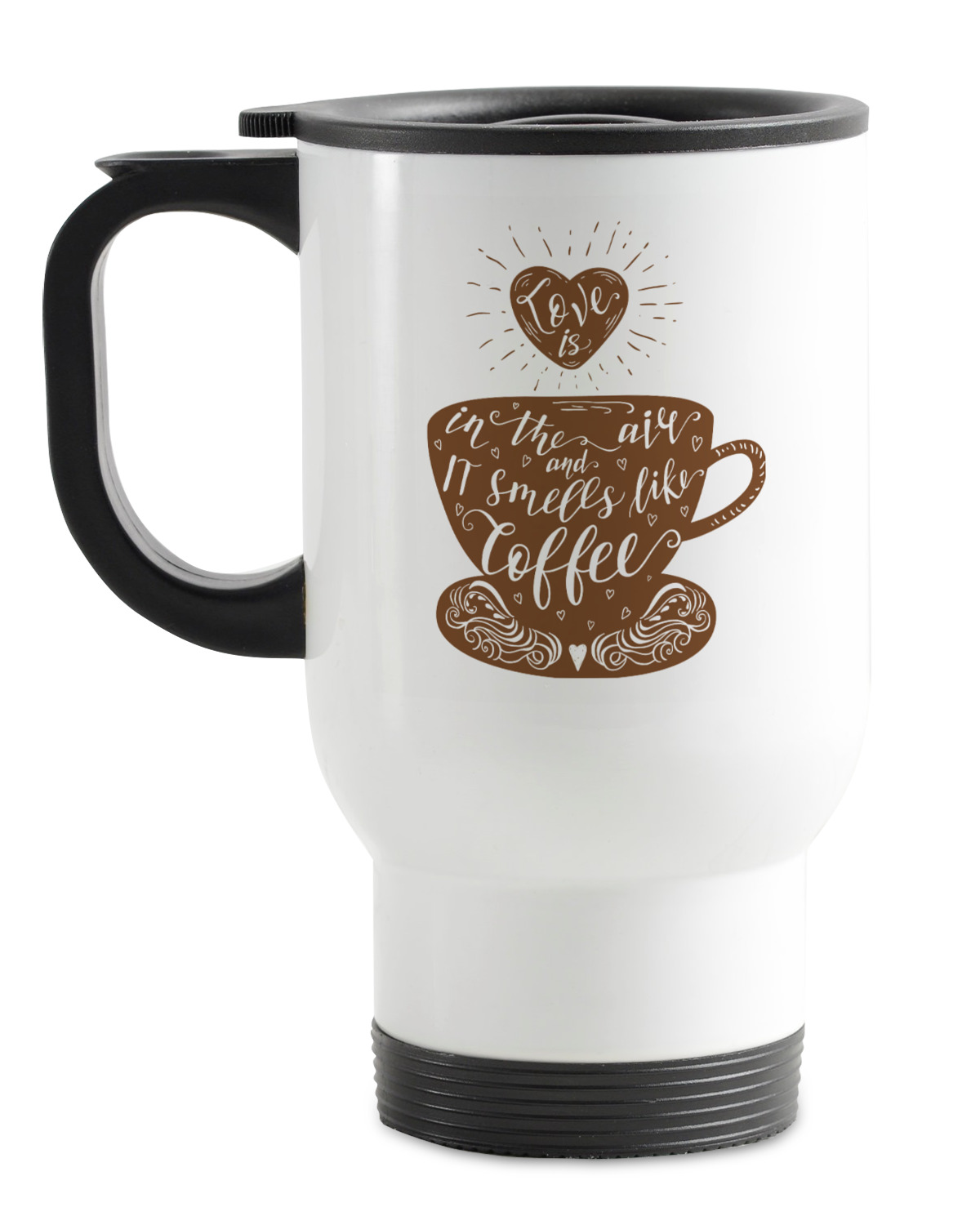 Personalized stainless steel Coffee thermos for the coffee lover