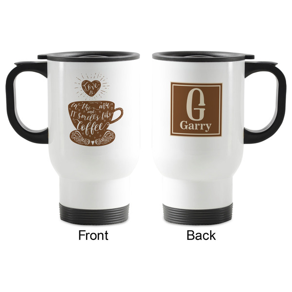 Coffee Lover Stainless Steel Travel Mug with Handle - Apvl