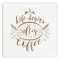 Coffee Lover Paper Dinner Napkin - Front View