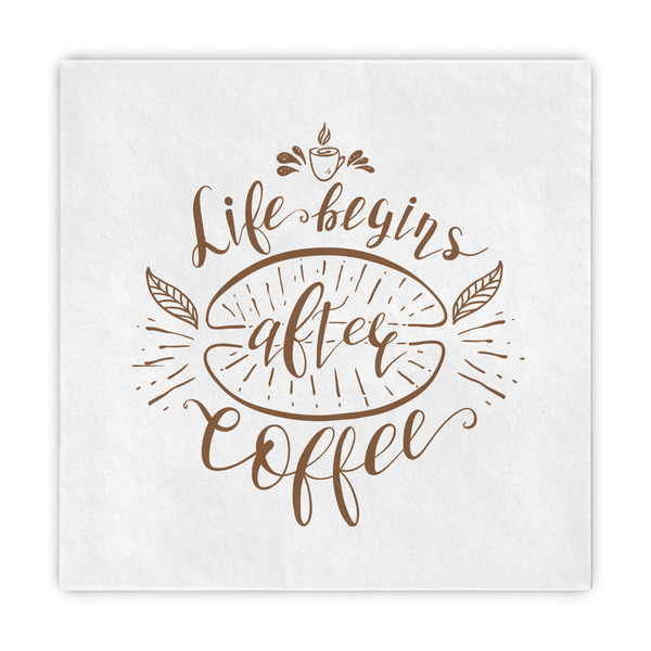 Custom Coffee Lover Decorative Paper Napkins