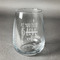 Coffee Lover Stemless Wine Glass - Front/Approval