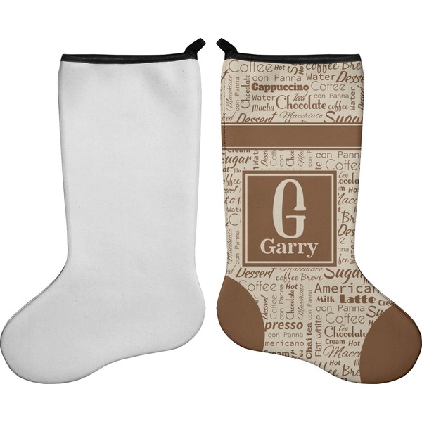 Coffee Lover Stocking - Single-Sided - Approval