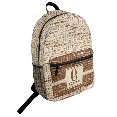 Coffee Lover Student Backpack (Personalized)
