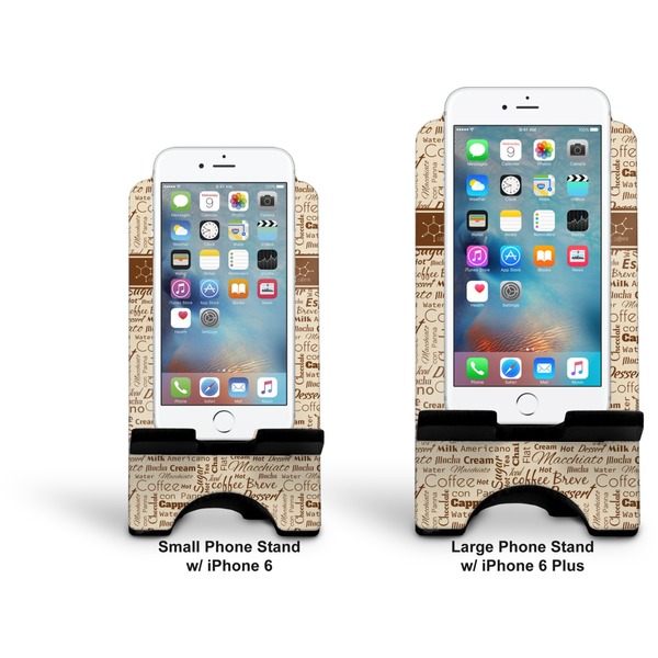 Coffee Lover Stylized Phone Stand - Comparison
