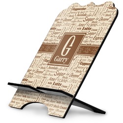 Coffee Lover Stylized Tablet Stand (Personalized)