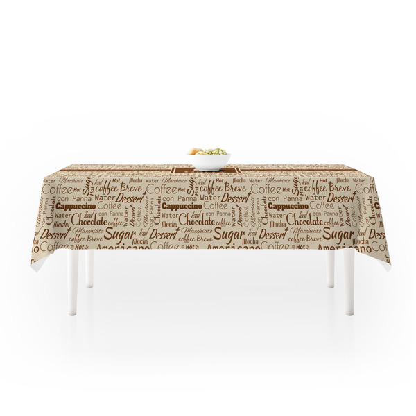 Coffee Lover Tablecloths (58"x102") - MAIN (side view)