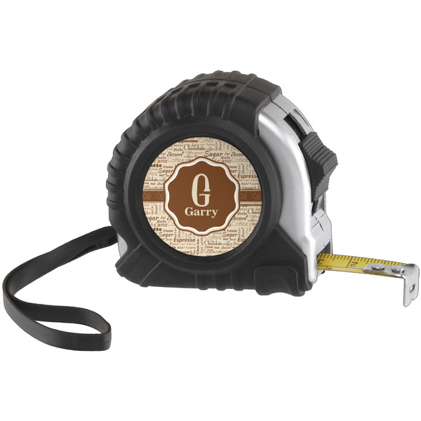 Custom Coffee Lover Tape Measure (Personalized)
