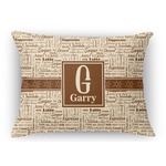Coffee Lover Rectangular Throw Pillow Case (Personalized)