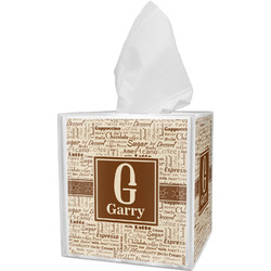 Coffee Lover Tissue Box Cover (Personalized)
