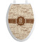 Coffee Lover Toilet Seat Decal Elongated