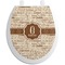 Coffee Lover Toilet Seat Decal (Personalized)