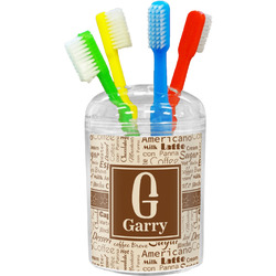 Coffee Lover Toothbrush Holder (Personalized)
