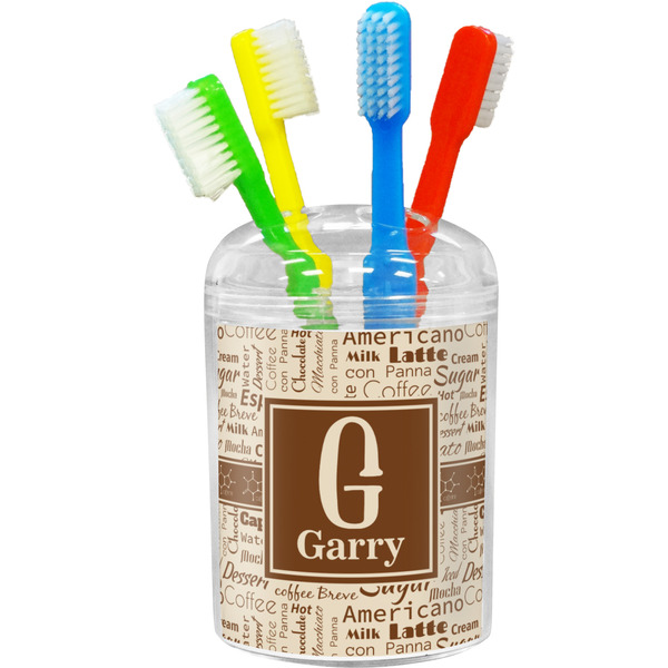Custom Coffee Lover Toothbrush Holder (Personalized)