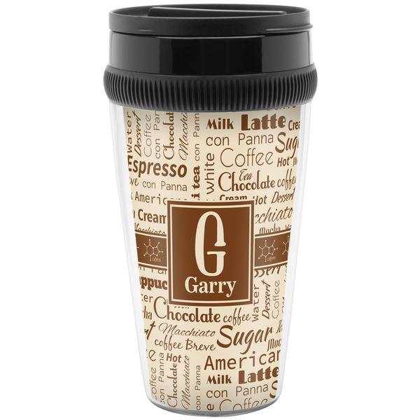 Custom Coffee Lover Acrylic Travel Mug without Handle (Personalized)