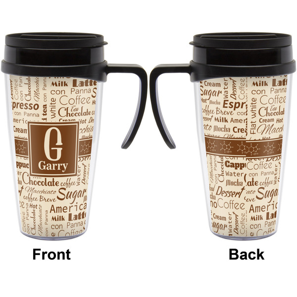 Coffee Lover Travel Mug with Black Handle - Approval