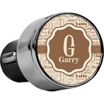 Coffee Lover USB Car Charger (Personalized)