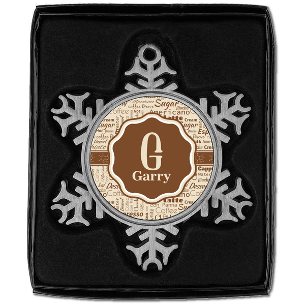 Coffee Lover Vintage Snowflake - In box