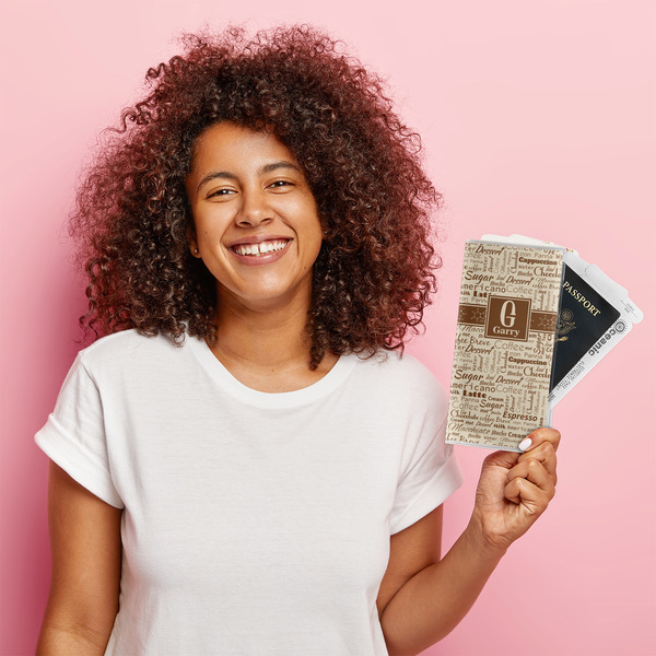 Coffee Lover Vinyl Document Holder - LIFESTYLE