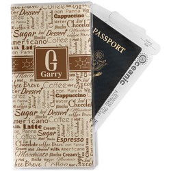 Coffee Lover Travel Document Holder