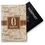 Coffee Lover Vinyl Passport Holder (Personalized)