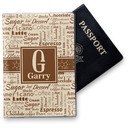 Coffee Lover Vinyl Passport Holder (Personalized)