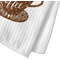Coffee Lover Waffle Weave Towel - Closeup of Material Image