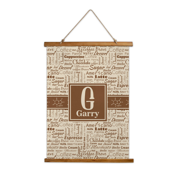 Custom Coffee Lover Wall Hanging Tapestry (Personalized)