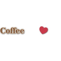 Coffee Lover Name/Text Decal - Custom Sizes (Personalized)