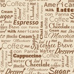 Coffee Lover Wallpaper & Surface Covering (Water Activated 24"x 24" Sample)