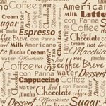 Coffee Lover Wallpaper & Surface Covering (Water Activated 24"x 24" Sample)