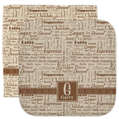 Coffee Lover Facecloth / Wash Cloth (Personalized)