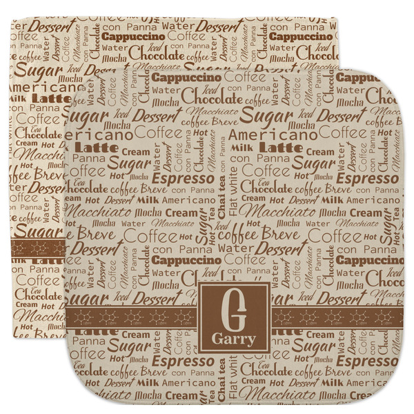 Custom Coffee Lover Facecloth / Wash Cloth (Personalized)