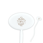 Coffee Lover Oval Plastic Stir Sticks