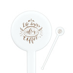Coffee Lover Round Plastic Stir Sticks