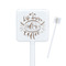 Coffee Lover Square Plastic Stir Sticks
