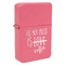 Coffee Lover Windproof Lighters - Pink - Front/Main