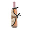 Coffee Lover Wine Bottle Apron - DETAIL WITH CLIP ON NECK