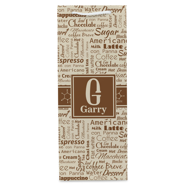 Coffee Lover Wine Gift Bag - Matte - Front